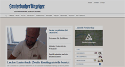 Desktop Screenshot of lauterbacher-anzeiger.de